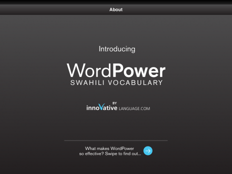 Screenshot 1 - Learn Swahili - WordPower 